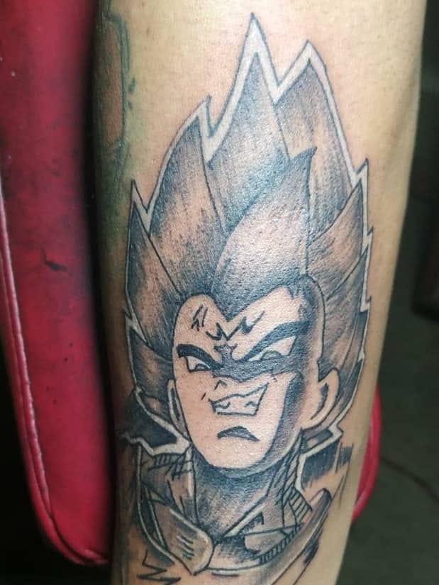 Restauración: el tatuaje antes